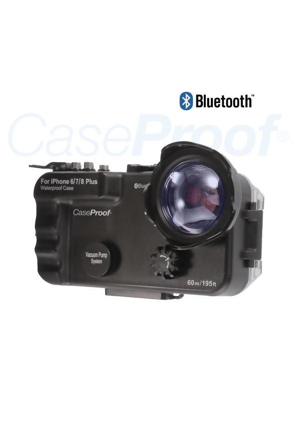 Caisson plongée étanche Bluetooth 60 mètres compatible Pour iPhone 6/7/8-Plus-Caseproof ®