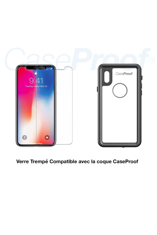 iPhone Xs Max- Protection écran en Verre trempé 