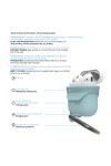 Airpods - Waterproof ShockProof Cover for Airpods - Celadon Blue