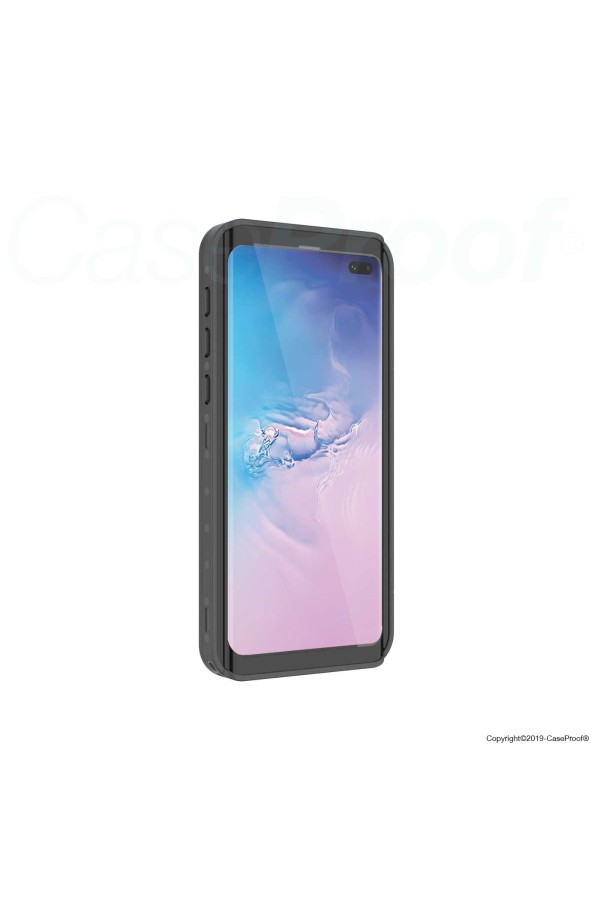 Samsung Galaxy S10-Coque étanche & antichoc Noire Caseproof ®