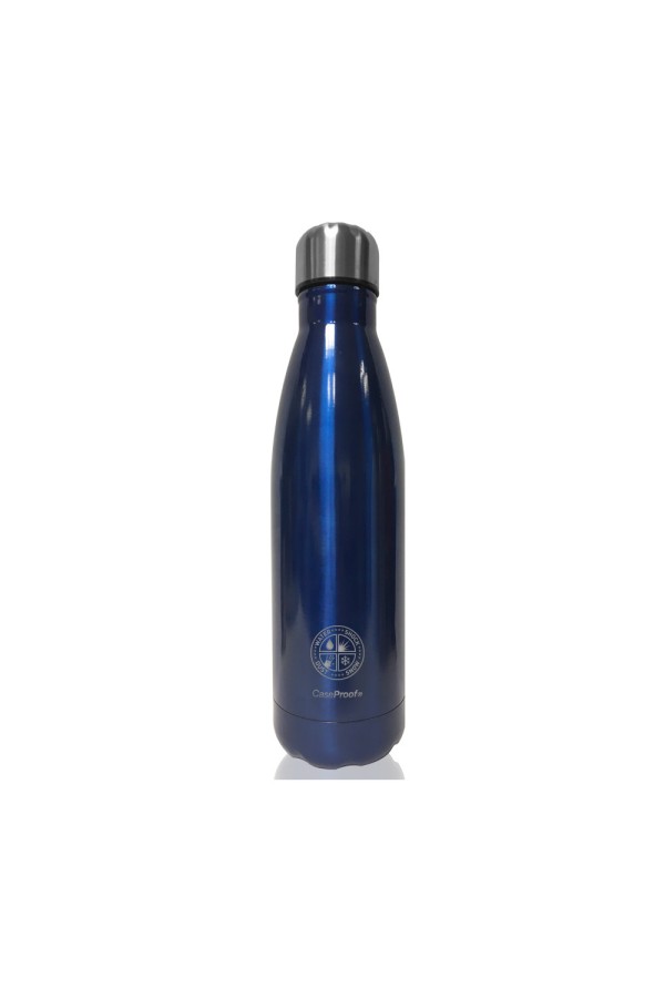 Insulated Bottle in Stainless steel 500 ml - Dark blue metal