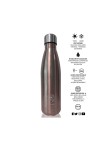 Insulated Bottle in Stainless steel 500 ml - Pink glossy metal