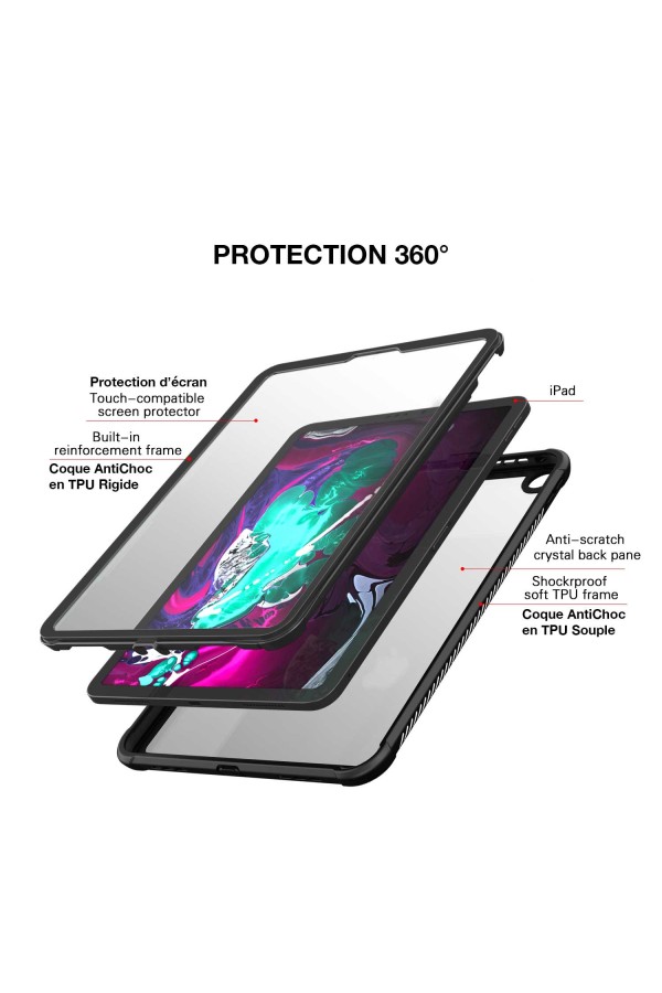 iPad 11- Protection 360° Anti-Choc - Série SHOCK