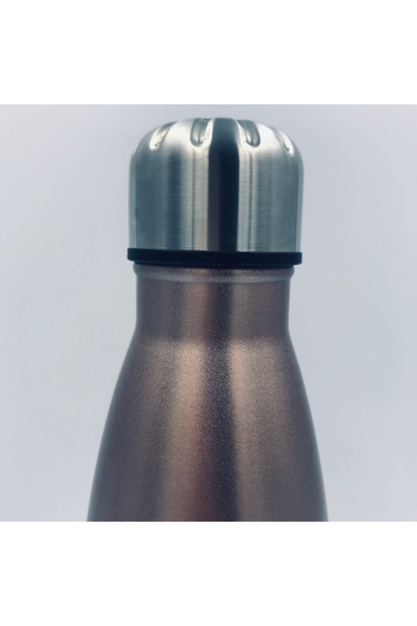 Insulated Bottle in Stainless steel 500 ml - Pink glossy metal