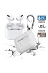 Airpods Pro - Etui de protection Etanche en silicone-Blanc - Phosphorescent