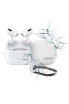 Airpods Pro - Etui de protection Etanche en silicone-Blanc - Phosphorescent