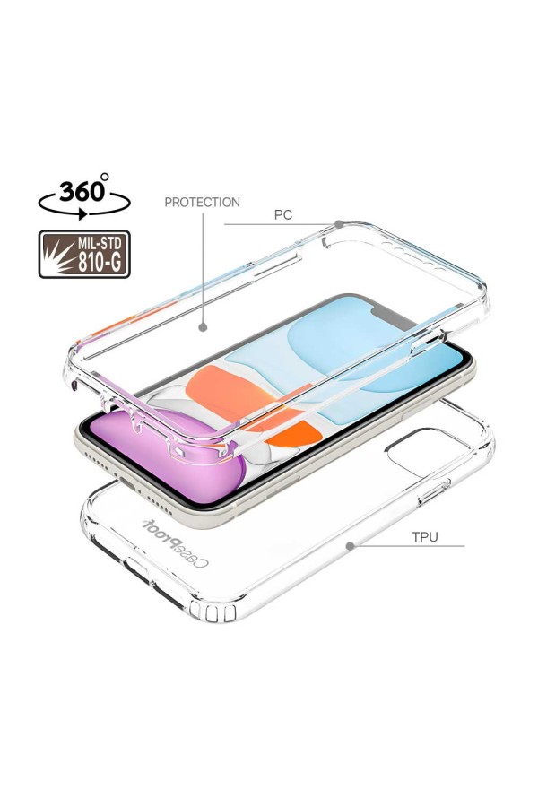 iPhone 11 PRO - ShockProof 360° Transparent Protection