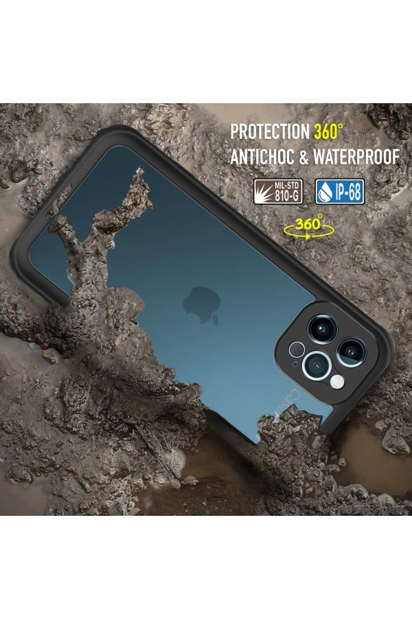 iPhone 12 Pro - Coque Étanche et Antichoc - Série WATERPROOF