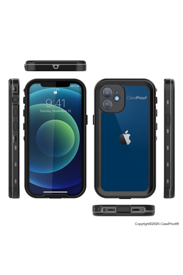 Iphone 12 - Waterproof & Shockproof smartphone case - WATERPROOF Collection