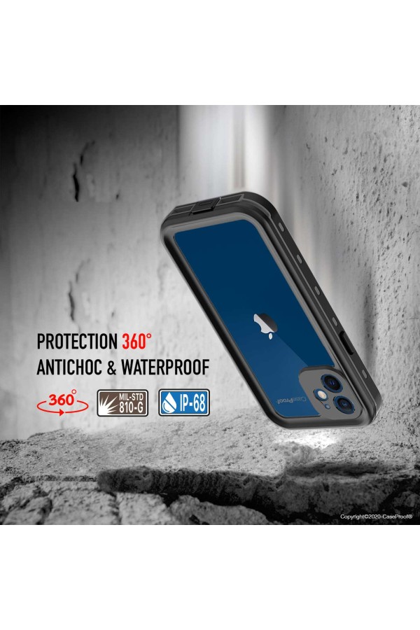 iPhone 12 - Coque Étanche et Antichoc - Série WATERPROOF