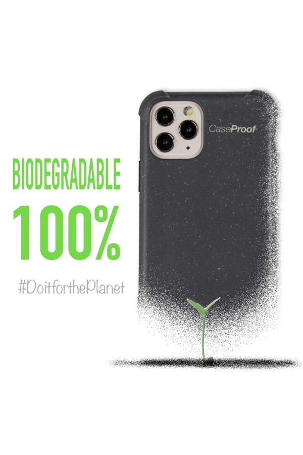 iPhone 12- 12 Pro - Coque Biodégradable ANTICHOC Blanc Série  BIO