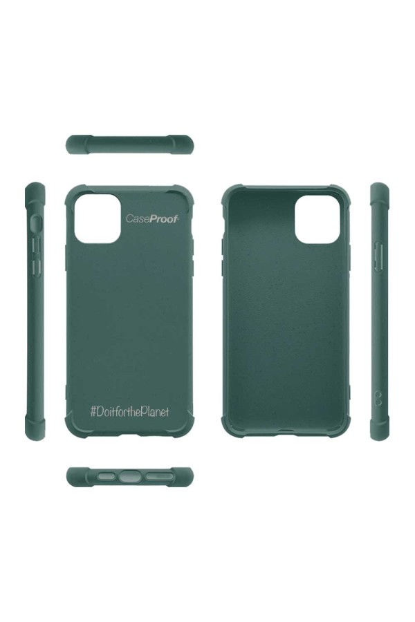 iPhone 12- 12 Pro - Coque Antichoc Biodégradable Kaki Série  BIO