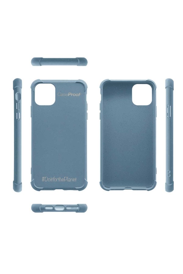 iPhone 11 -  Coque Antichoc Biodégradable Bleu  Série  BIO