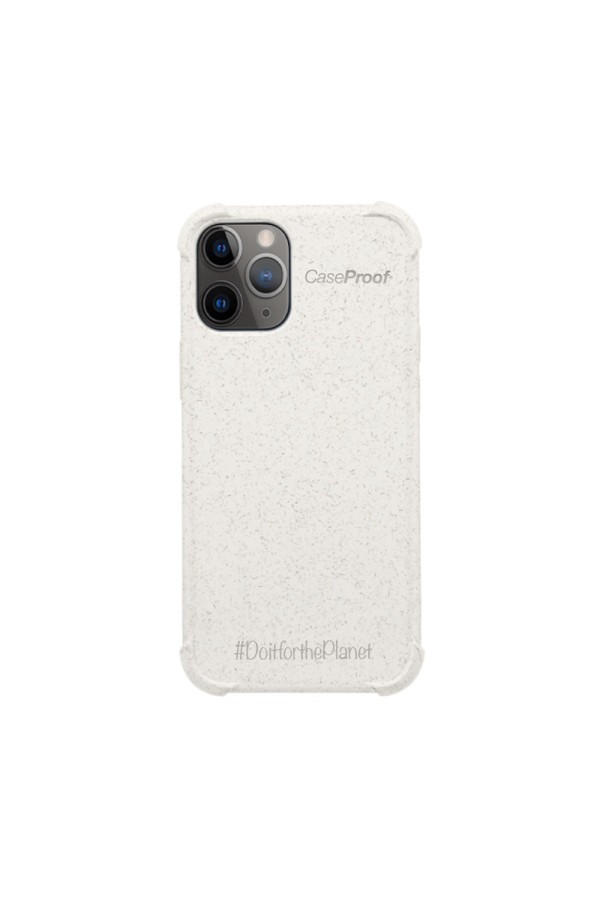 Iphone 11P - Coque Biod_gradable Blanc S_rie  BIO