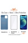 iPhone 11 -  Coque Antichoc Biodégradable Bleu  Série  BIO