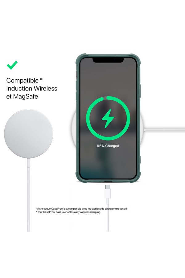 iPhone 11 -  Coque Biodégradable Kaki Série  BIO