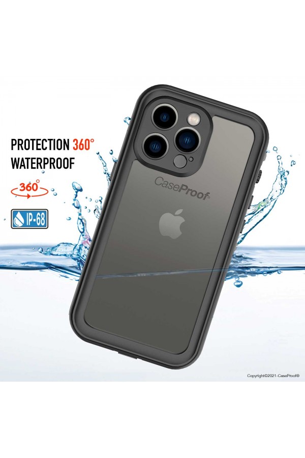 iPhone 12 Pro Max - Coque Étanche et Antichoc - Série WATERPROOF