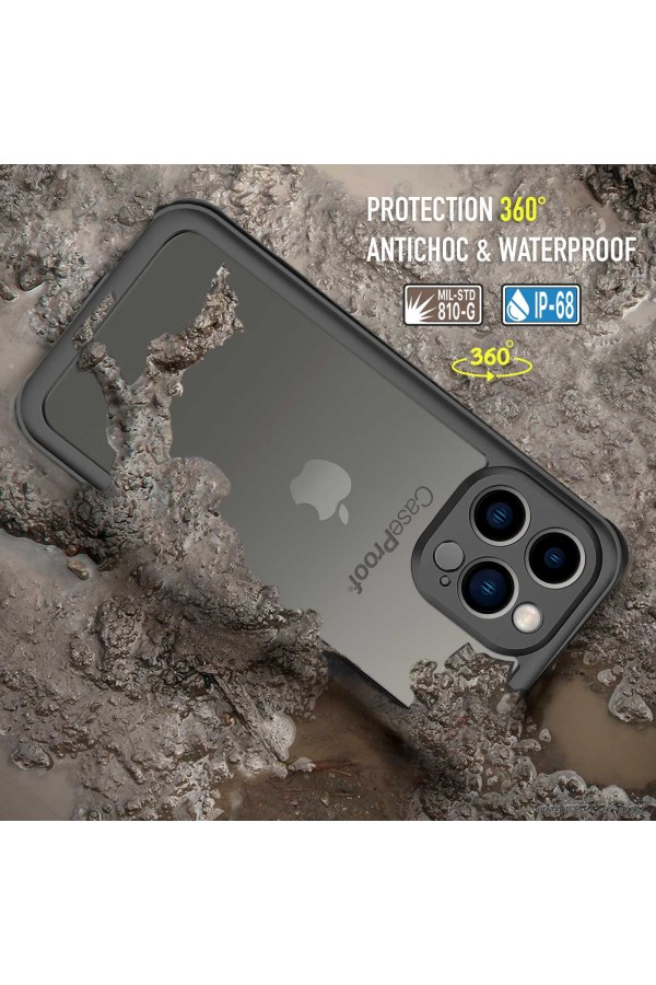 iPhone 12 Pro Max - Coque Étanche et Antichoc - Série WATERPROOF