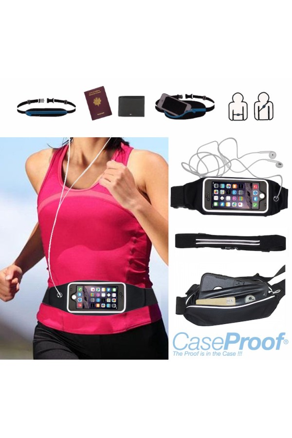 Ceinture Running CaseProof® imperméable compatible Smartphone