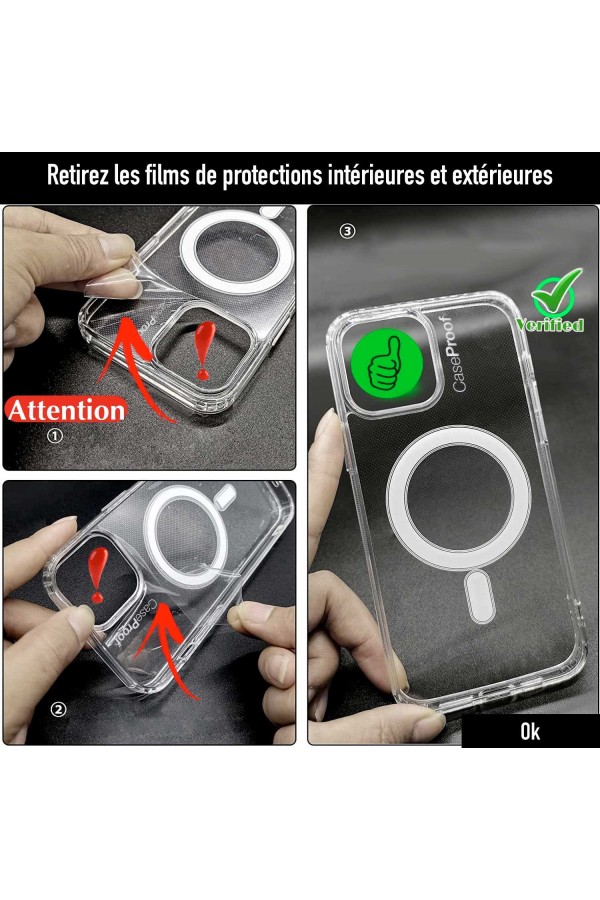 iPhone 11 Pro - Protection 360° AntiChoc - Transparent Série SHOCK