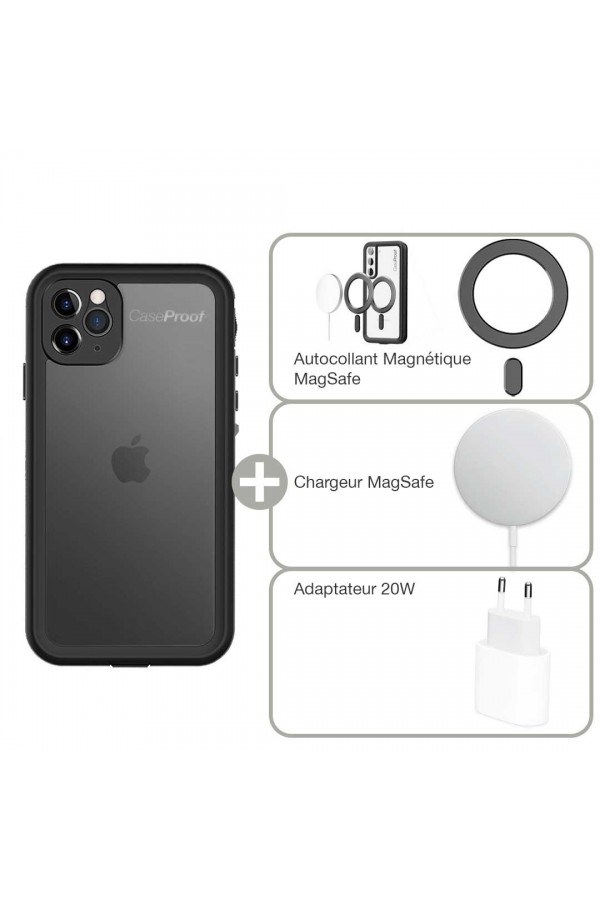 Coque waterProof iPhone 11Pro - autocollant MagSafe