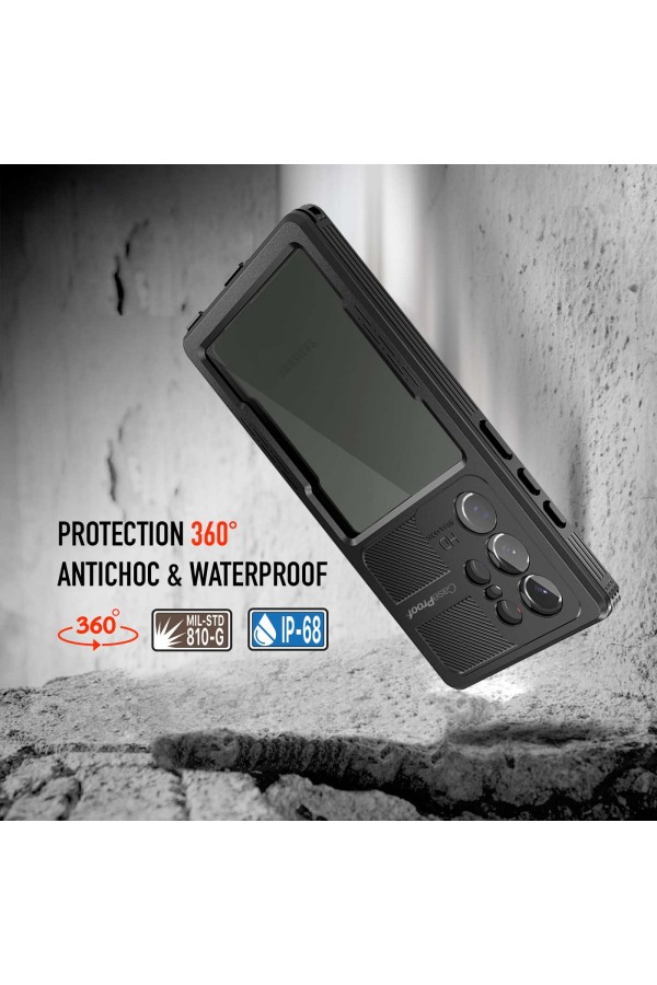 Samsung Galaxy S23 Ultra - Coque étanche et antichoc - Série WATERPROOF